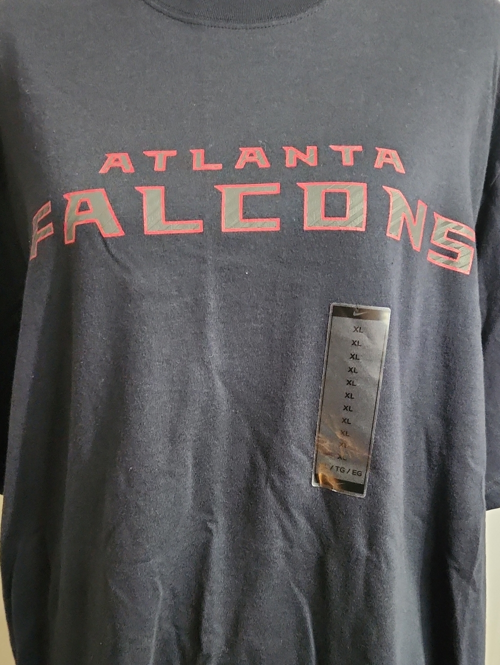 NFL Atlanta Falcons Black Short Sleeve Tee NWT